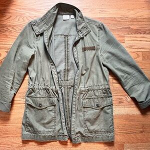 BP Women’s Olive Green Utility Jacket Sz Small